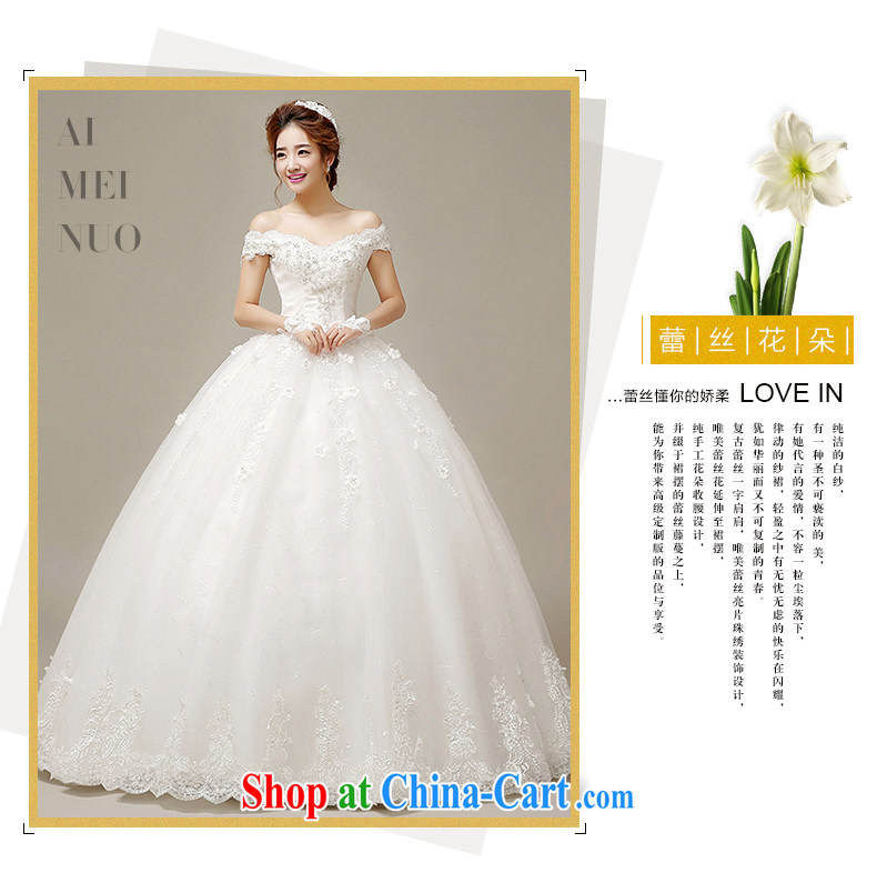 The United States, wedding dresses 2015 spring and summer retro field shoulder lace hand tied flowers with Korean version with Princess bride wedding H - 53 white S pictures, price, brand platters! Elections are good character, the national distribution, so why buy now enjoy more preferential! Health