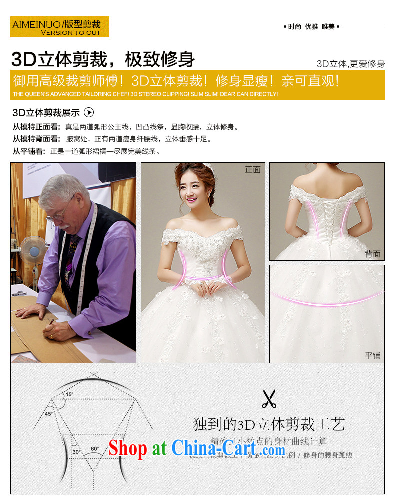 The United States, wedding dresses 2015 spring and summer retro field shoulder lace hand tied flowers with Korean version with Princess bride wedding H - 53 white S pictures, price, brand platters! Elections are good character, the national distribution, so why buy now enjoy more preferential! Health