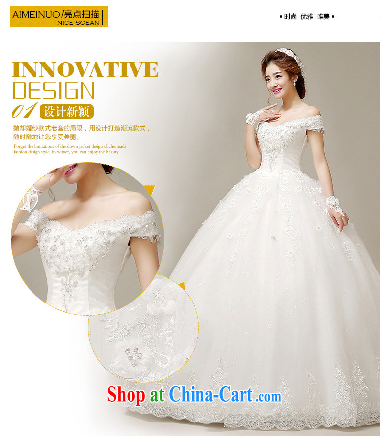 The United States, wedding dresses 2015 spring and summer retro field shoulder lace hand tied flowers with Korean version with Princess bride wedding H - 53 white S pictures, price, brand platters! Elections are good character, the national distribution, so why buy now enjoy more preferential! Health