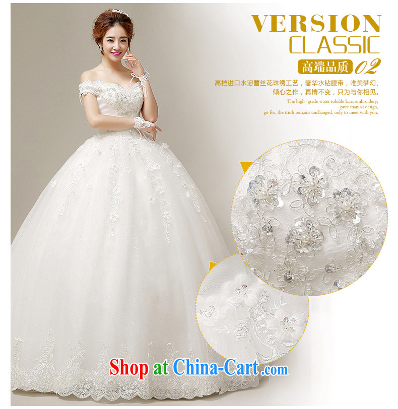 The United States, wedding dresses 2015 spring and summer retro field shoulder lace hand tied flowers with Korean version with Princess bride wedding H - 53 white S pictures, price, brand platters! Elections are good character, the national distribution, so why buy now enjoy more preferential! Health