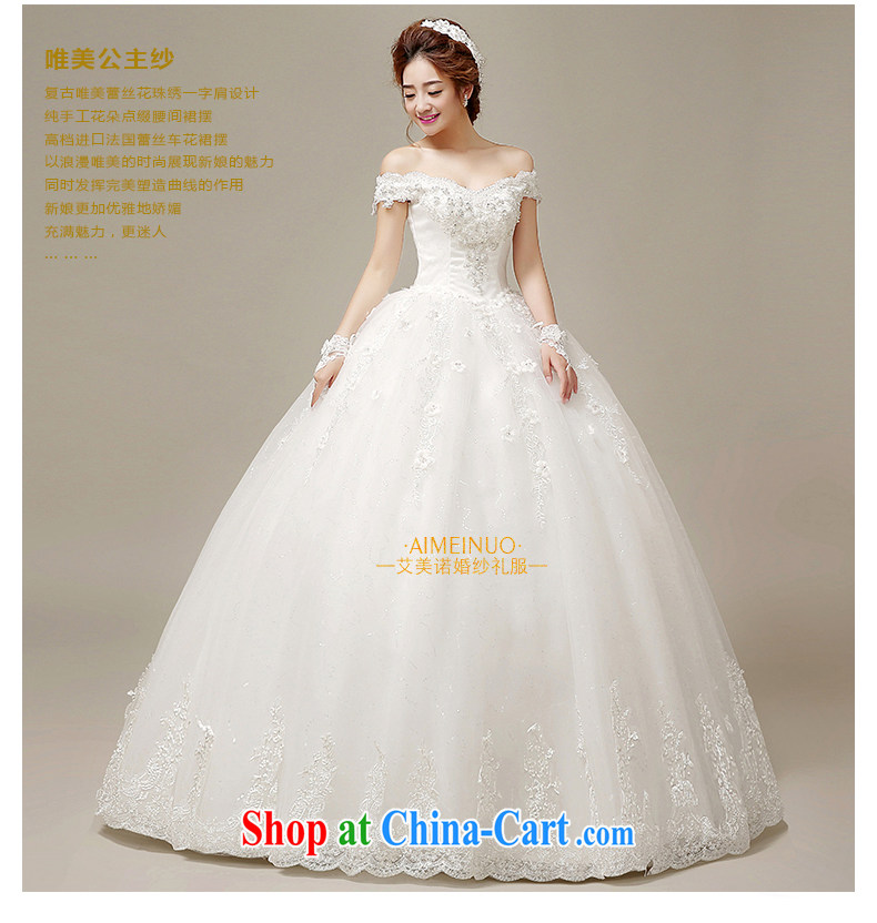 The United States, wedding dresses 2015 spring and summer retro field shoulder lace hand tied flowers with Korean version with Princess bride wedding H - 53 white S pictures, price, brand platters! Elections are good character, the national distribution, so why buy now enjoy more preferential! Health