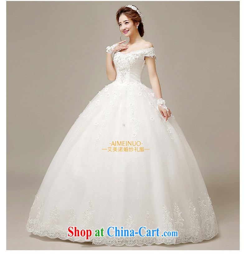 The United States, wedding dresses 2015 spring and summer retro field shoulder lace hand tied flowers with Korean version with Princess bride wedding H - 53 white S pictures, price, brand platters! Elections are good character, the national distribution, so why buy now enjoy more preferential! Health