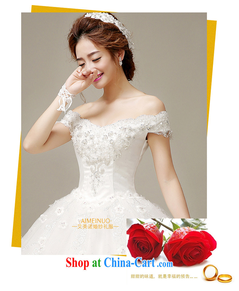 The United States, wedding dresses 2015 spring and summer retro field shoulder lace hand tied flowers with Korean version with Princess bride wedding H - 53 white S pictures, price, brand platters! Elections are good character, the national distribution, so why buy now enjoy more preferential! Health