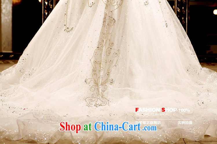 wedding dresses, marry us arts 2015 new Princess Korean shoulders water drill tail HT 7069 bridal wedding 1.5 M tail. XXL pictures, price, brand platters! Elections are good character, the national distribution, so why buy now enjoy more preferential! Health