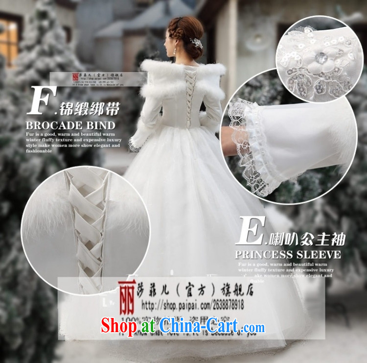 With winter wedding dresses winter clothes 2014 new Korean wedding winter long-sleeved wool collar thick winter, cotton customer size will do not return pictures, price, brand platters! Elections are good character, the national distribution, so why buy now enjoy more preferential! Health
