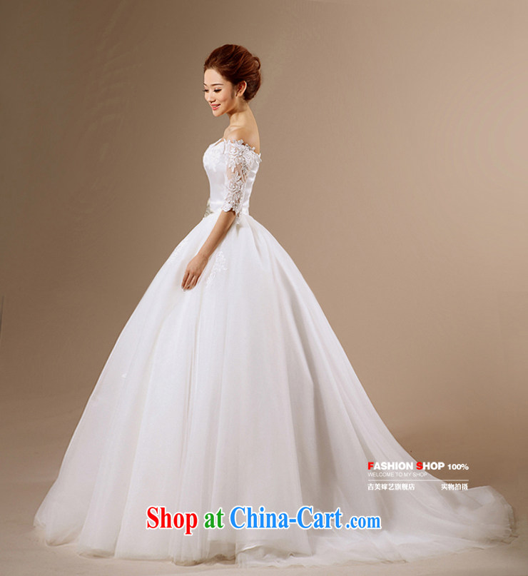 wedding dresses Jimmy married arts 2015 New Field shoulder Princess skirt HT 7135 tail bridal wedding white XXL pictures, price, brand platters! Elections are good character, the national distribution, so why buy now enjoy more preferential! Health