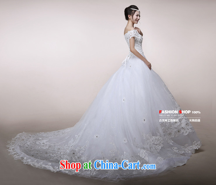 wedding dresses Jimmy married arts 2014 New Field shoulder Korean shaggy dress tail HT 7512 bridal wedding Ivory with XXL pictures, price, brand platters! Elections are good character, the national distribution, so why buy now enjoy more preferential! Health