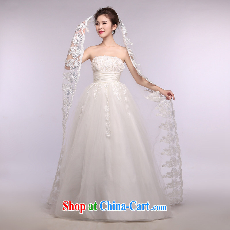 Yong-yan and new, 2015 and legal wedding dresses accessories 3M head yarn A - 16 white, Yong-yan good offices, shopping on the Internet