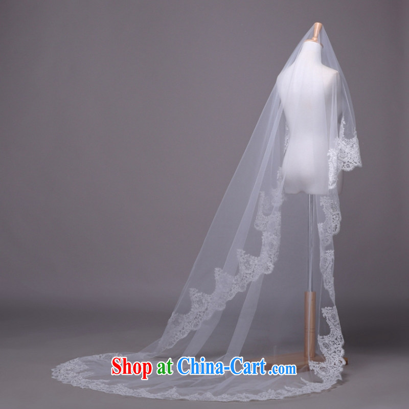 Yong-yan and 2015 wedding dresses and dresses bridal and wedding dresses wedding dress and yarn 3M head yarn lace lace white, Yong-yan good offices, shopping on the Internet
