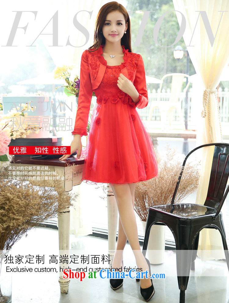 of Oak autumn 2015 new beauty, wedding wedding, small jacket dresses two piece Q 408,081 red XXXL pictures, price, brand platters! Elections are good character, the national distribution, so why buy now enjoy more preferential! Health