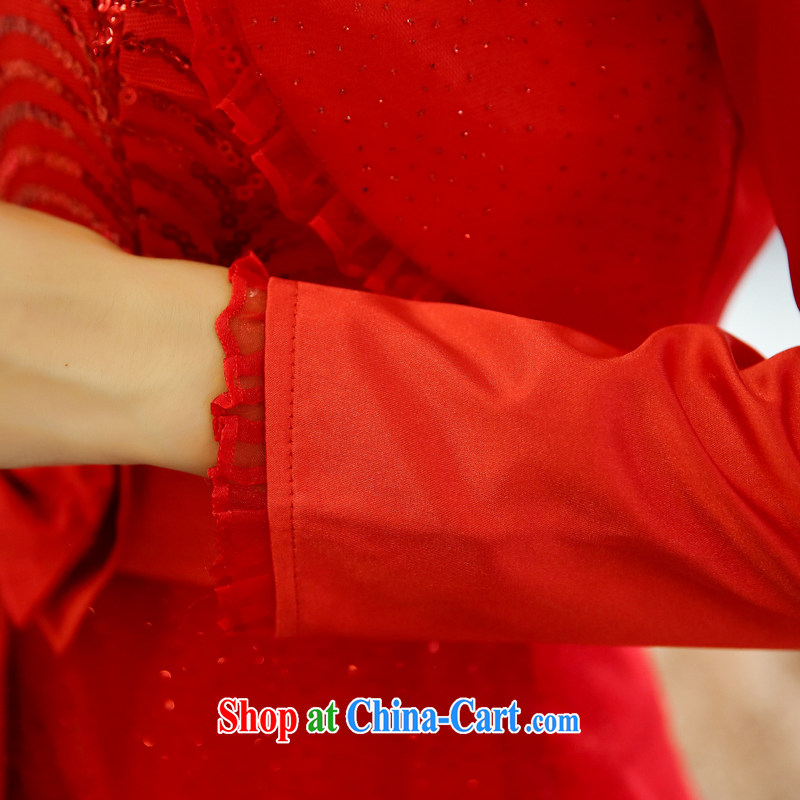 of the oak autumn 2015 new beauty, wedding wedding wedding small jacket off chest dress two-piece load Q 408,082 red XXXL, of the oak, and shopping on the Internet