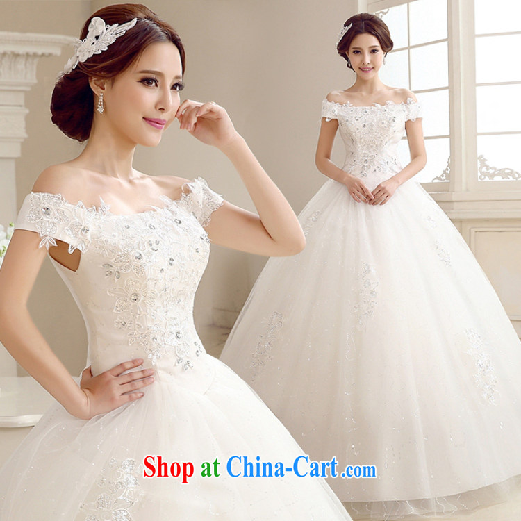 Dream of the day new wedding dresses 2015 style a field package shoulder, Japan, and South Korea with lace wedding dress 5659 white L pictures, price, brand platters! Elections are good character, the national distribution, so why buy now enjoy more preferential! Health