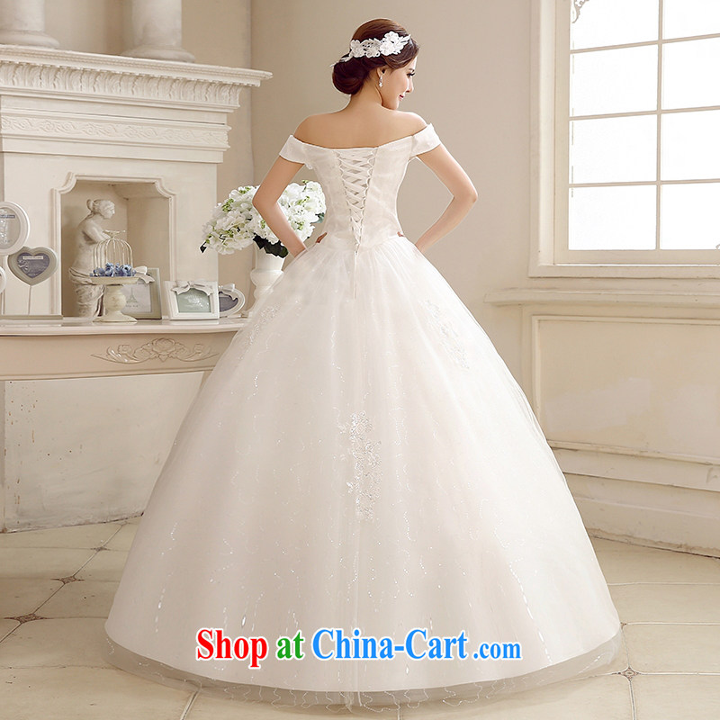 Dream of the day new wedding dresses 2015 style a field package shoulder, Japan, and South Korea with lace wedding dress 5659 white L, Dream of the day, shopping on the Internet
