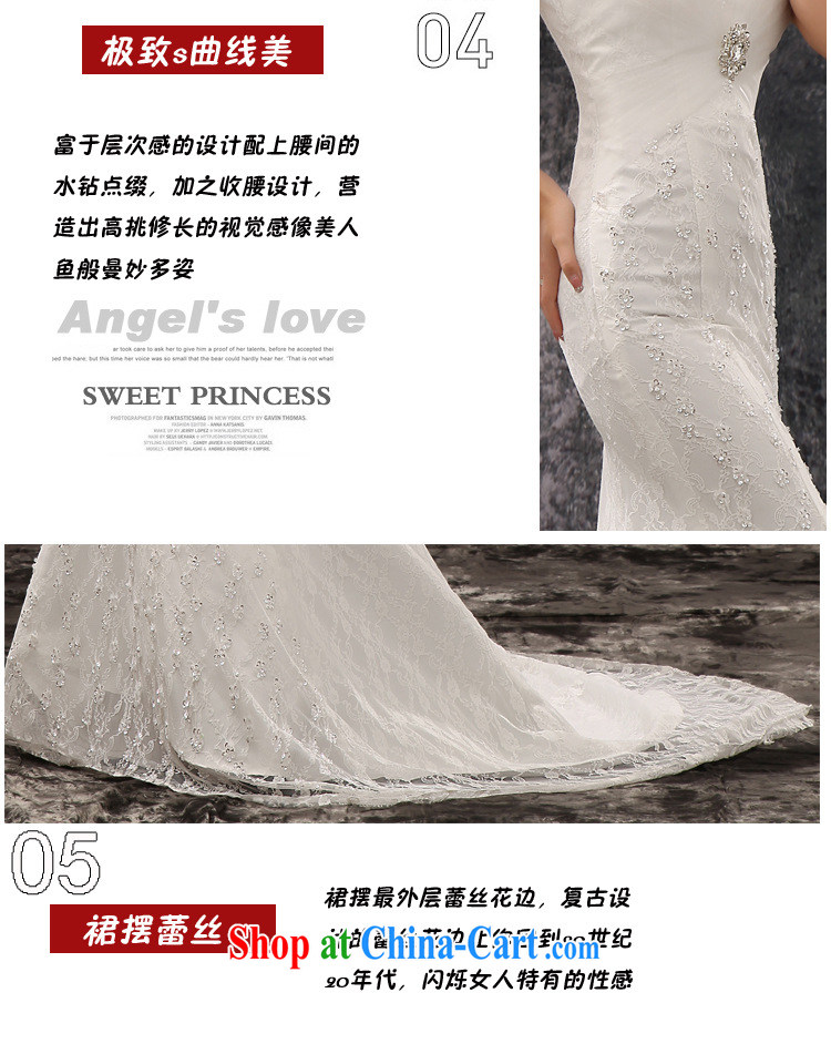 There's a bridal wedding dresses new small tail Princess wedding Korean sweet crowsfoot wedding AL 1488 white XS pictures, price, brand platters! Elections are good character, the national distribution, so why buy now enjoy more preferential! Health