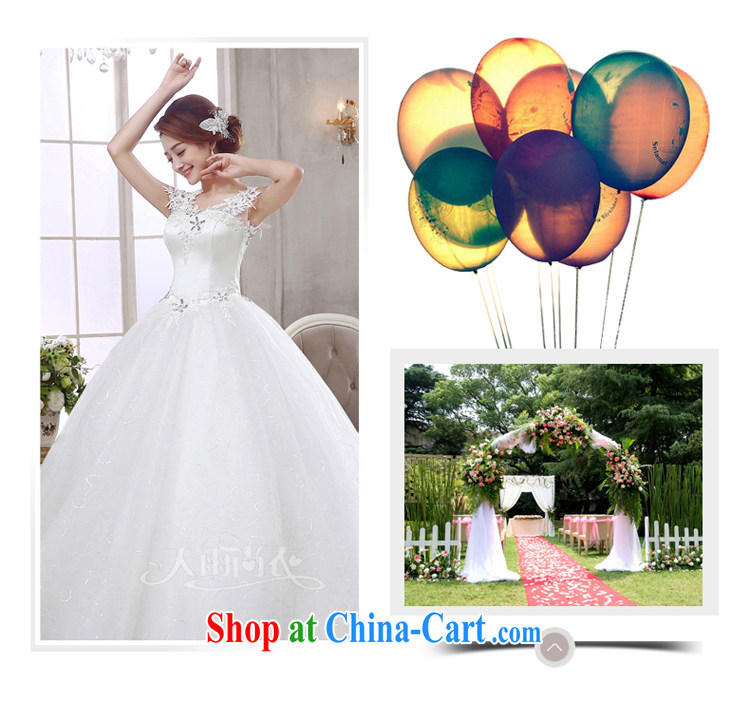 Rain is still Yi 2015 marriages new bridal wedding dresses Korean tie-Princess lace water drilling shoulders wedding with HS 925 white Suzhou shipment tailored pictures, price, brand platters! Elections are good character, the national distribution, so why buy now enjoy more preferential! Health