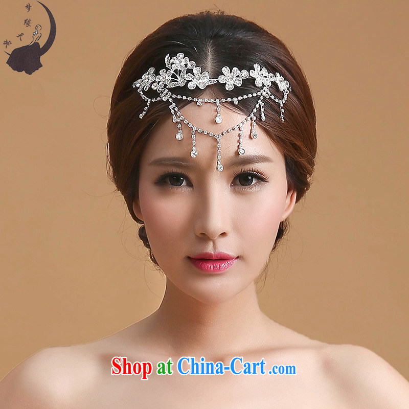 Let the day the Korean-style water drilling bridal sweet head-dress for wedding jewelry bridal jewelry SP 22 silver