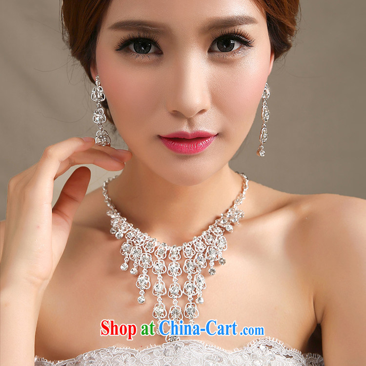 Let the day the Korean-style water drilling bridal sweet necklace wedding jewelry bridal jewelry TL 23 silver pictures, price, brand platters! Elections are good character, the national distribution, so why buy now enjoy more preferential! Health