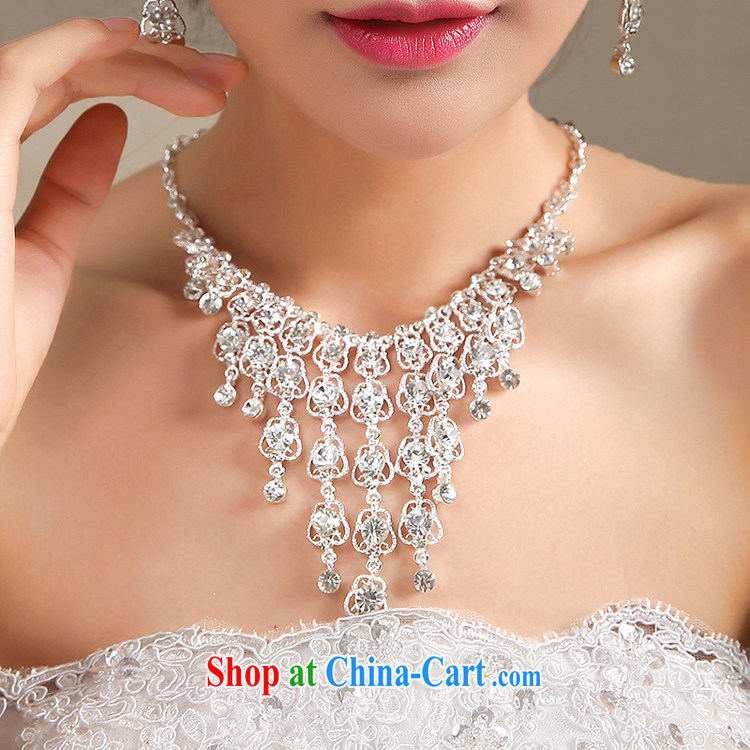 Let the day the Korean-style water drilling bridal sweet necklace wedding jewelry bridal jewelry TL 23 silver pictures, price, brand platters! Elections are good character, the national distribution, so why buy now enjoy more preferential! Health