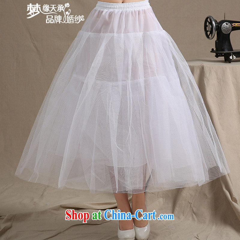 Let the day the bride's marriage to align tail wedding bone skirt stays the skirt with a princess petticoat 08 white, Dream of the day, shopping on the Internet