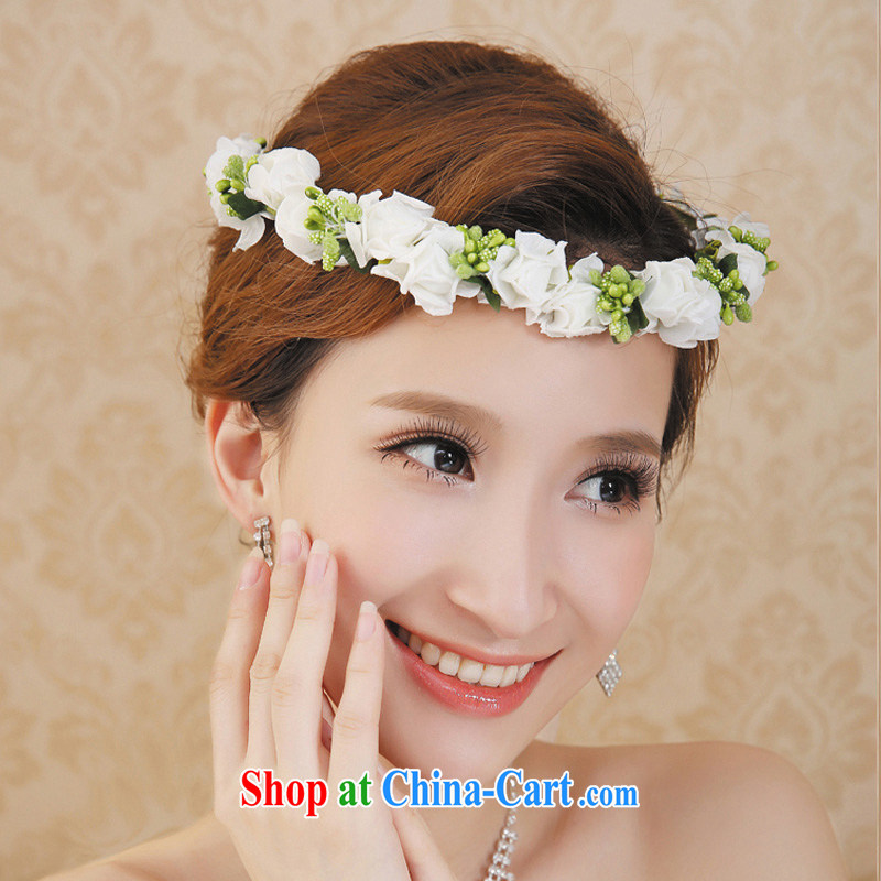 Flower-ki, Korean-style, female flower garlands, Ring bridal bridesmaid wedding photography and ornaments and ring the ring sea photo photography, flower Angel (DUOQIMAN), and, on-line shopping