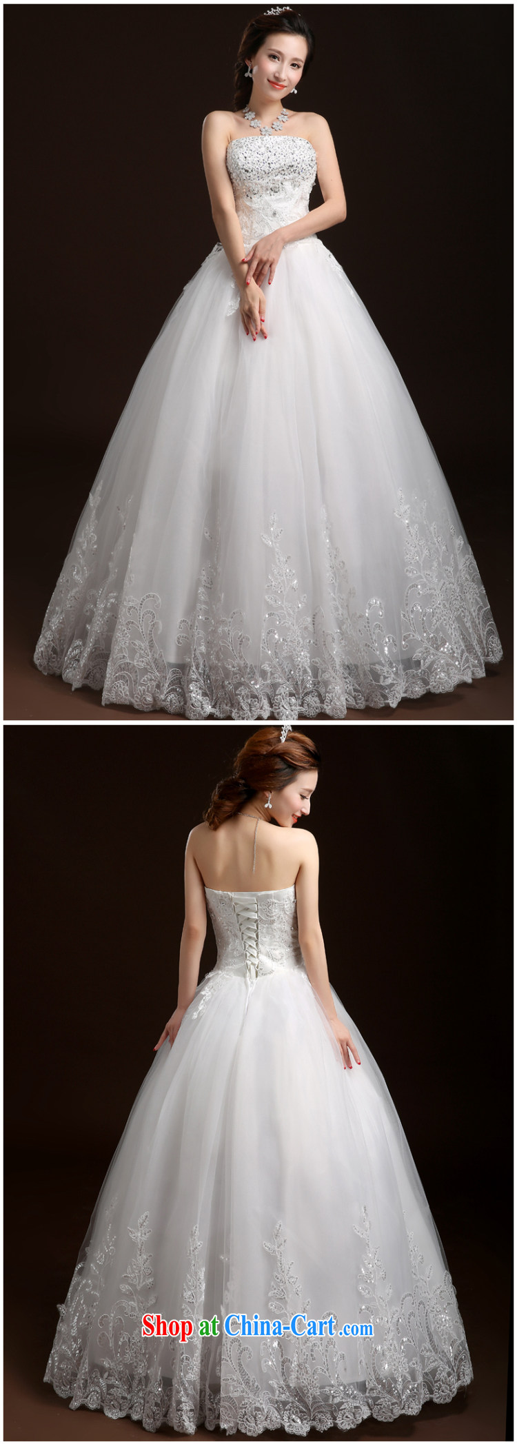 Qi wei bridal wedding dresses 2015 summer new erase chest wedding with wedding band wedding canopy skirts wedding A field skirt white XL pictures, price, brand platters! Elections are good character, the national distribution, so why buy now enjoy more preferential! Health
