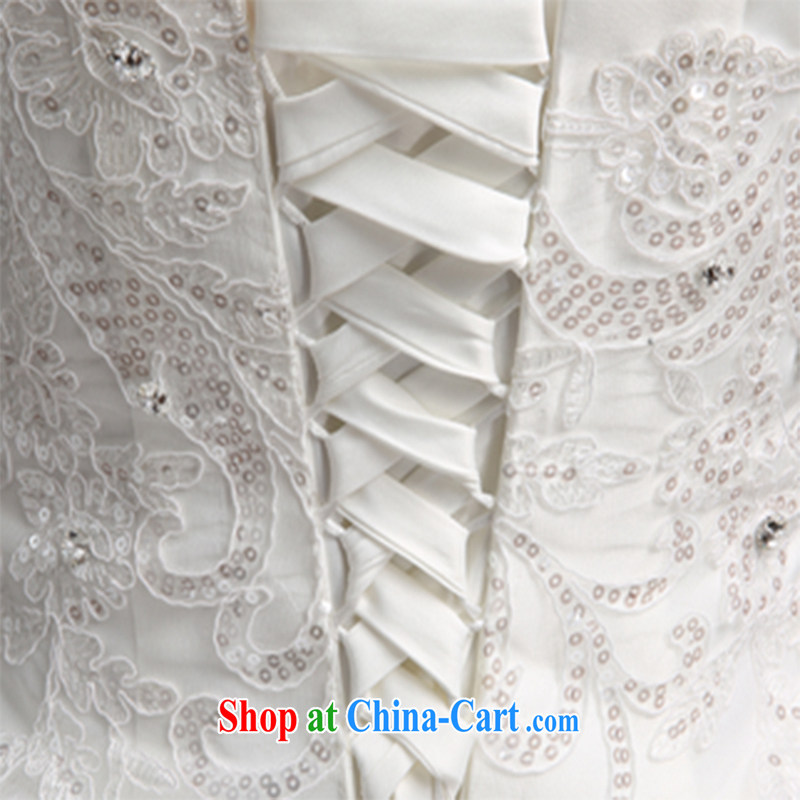 Qi wei bridal wedding dresses 2015 summer new erase chest wedding with wedding band wedding canopy skirts wedding A field skirt white XL, Qi wei (QI WAVE), online shopping