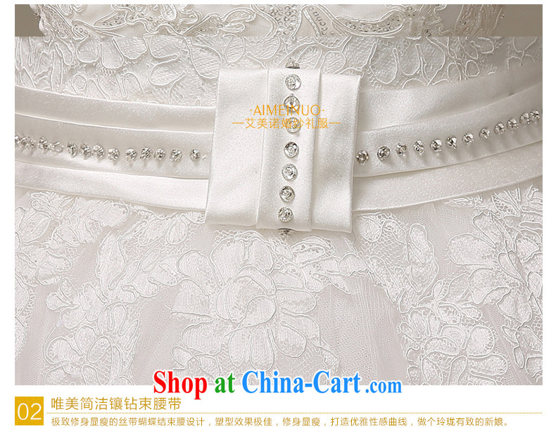 wedding dresses 2015 spring and summer Korean bridal wedding lace take a draw hem erase chest strap beauty with yarn H - 56 white XXL pictures, price, brand platters! Elections are good character, the national distribution, so why buy now enjoy more preferential! Health