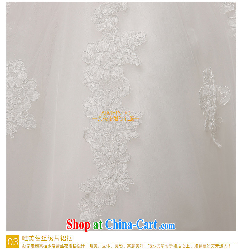 wedding dresses 2015 spring and summer Korean bridal wedding lace take a draw hem erase chest strap beauty with yarn H - 56 white XXL pictures, price, brand platters! Elections are good character, the national distribution, so why buy now enjoy more preferential! Health