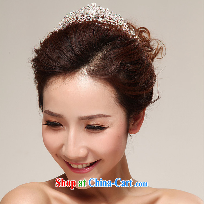 2014 new Korean-style water drilling married the Crown and ornaments could wedding accessories, bridal accessories crown, flower Angel (DUOQIMAN), shopping on the Internet