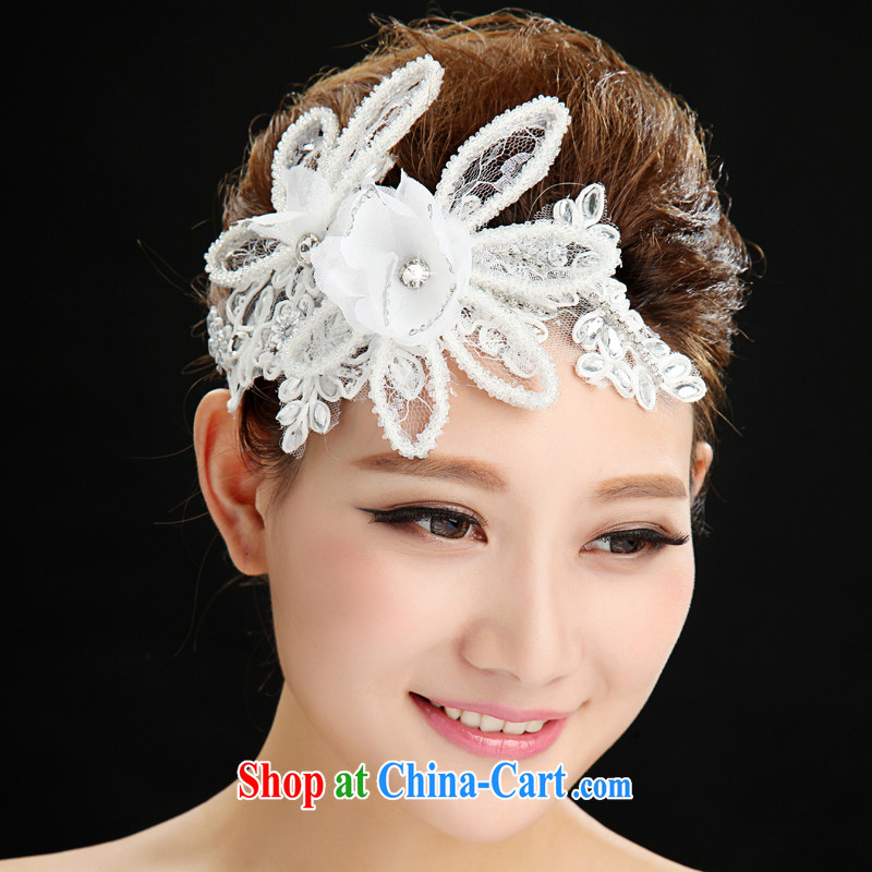 7 color 7 tone hand lace flowers and flower Korean-style bridal and wedding hair accessories wedding-jewelry PS 017 white are code, 7-Color 7 tone, and shopping on the Internet