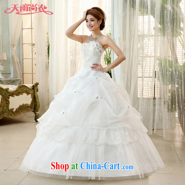 Rain is still clothing wedding dresses new Korean sweet Princess wedding dresses with bare chest retro flouncing wedding dress summer HS 864 white Suzhou shipment tailored pictures, price, brand platters! Elections are good character, the national distribution, so why buy now enjoy more preferential! Health