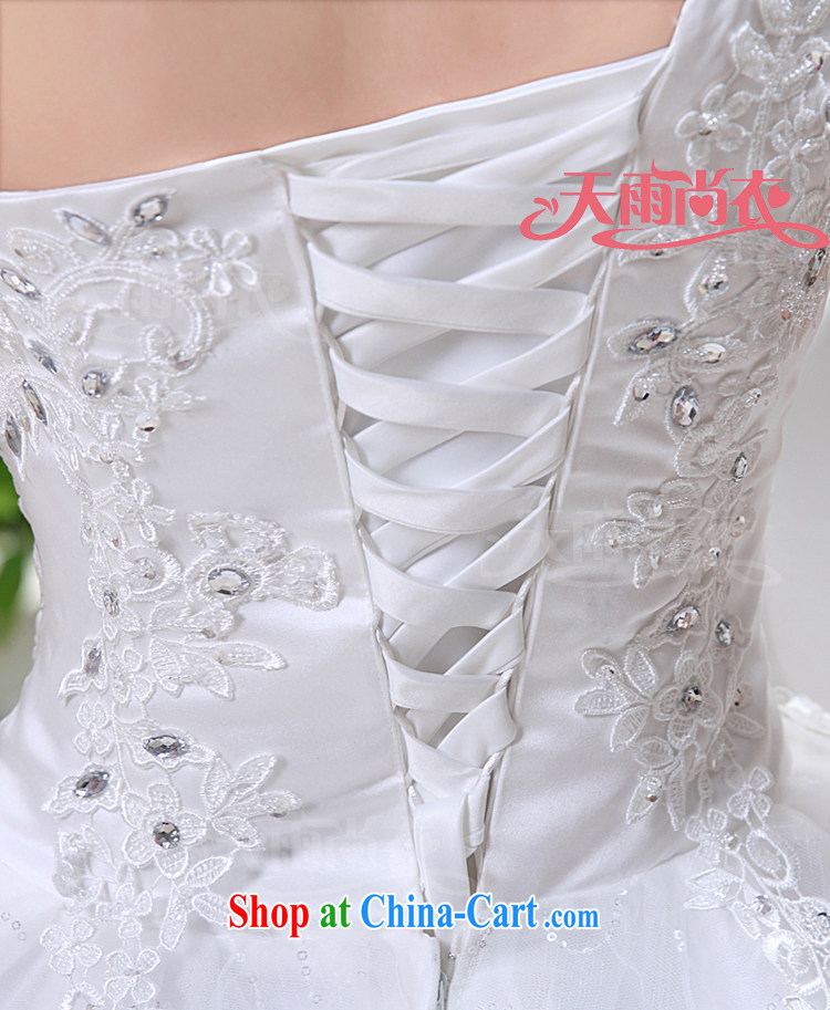 Rain is still clothing bridal wedding 2015 new wedding dresses Korean bridal Princess tied with single shoulder flowers water drilling lace with HS 928 white tailored pictures, price, brand platters! Elections are good character, the national distribution, so why buy now enjoy more preferential! Health