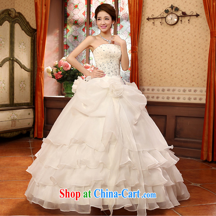 Rain is still Yi 2015 new beautiful bridal dresses romantic flowers wood drill marriage with wedding HS 835 white tailored pictures, price, brand platters! Elections are good character, the national distribution, so why buy now enjoy more preferential! Health