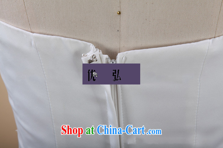 Optimize Hung-erase chest Princess skirt water drilling simple Princess wedding Satin shaggy skirts video thin bridal wedding JS 8121 m White L pictures, price, brand platters! Elections are good character, the national distribution, so why buy now enjoy more preferential! Health