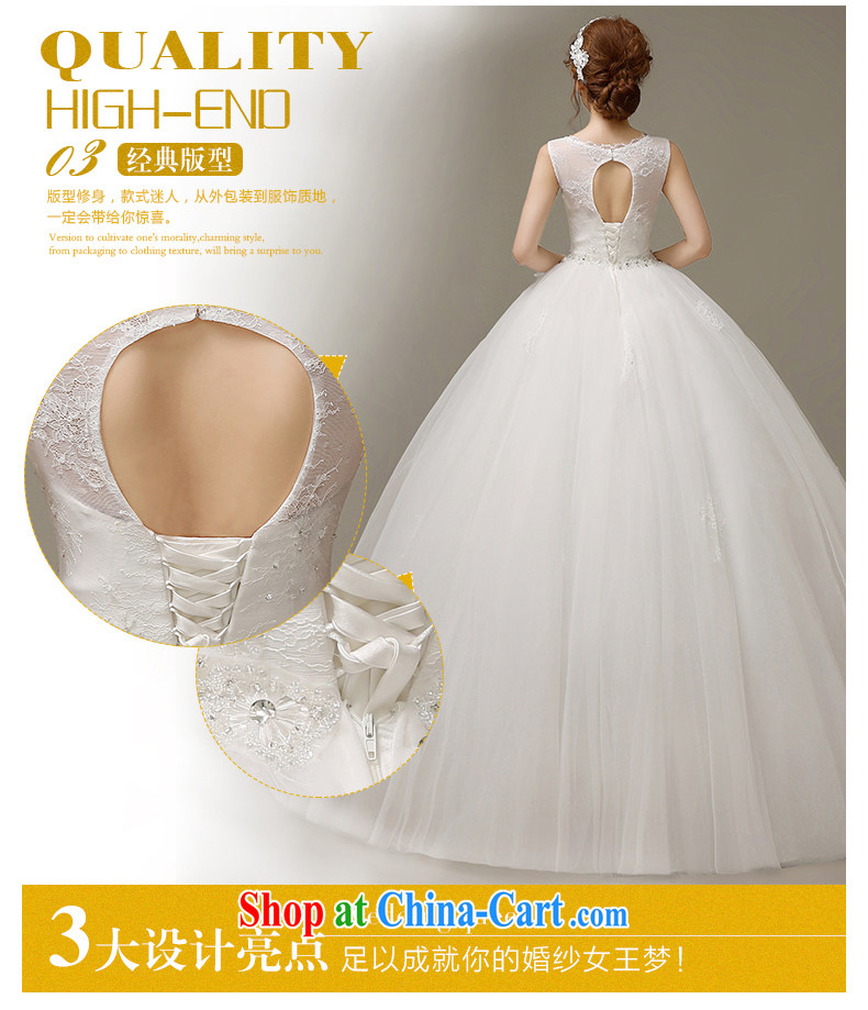 wedding dresses 2015 spring and summer gauze lace shoulders the Field shoulder Korean version Mary Magdalene Beauty Chest strap with yarn H - 57 white XXL pictures, price, brand platters! Elections are good character, the national distribution, so why buy now enjoy more preferential! Health