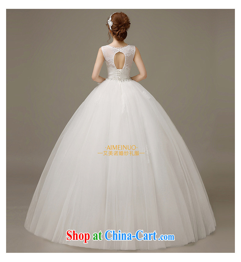 wedding dresses 2015 spring and summer gauze lace shoulders the Field shoulder Korean version Mary Magdalene Beauty Chest strap with yarn H - 57 white XXL pictures, price, brand platters! Elections are good character, the national distribution, so why buy now enjoy more preferential! Health