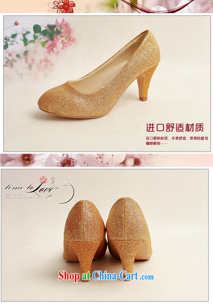 Flower Angel Cayman wedding shoes wedding shoes bridal shoes dress shoes wedding shoes Ballroom shoes high heel gold performance shoe stage shoes gold 37 pictures, price, brand platters! Elections are good character, the national distribution, so why buy now enjoy more preferential! Health
