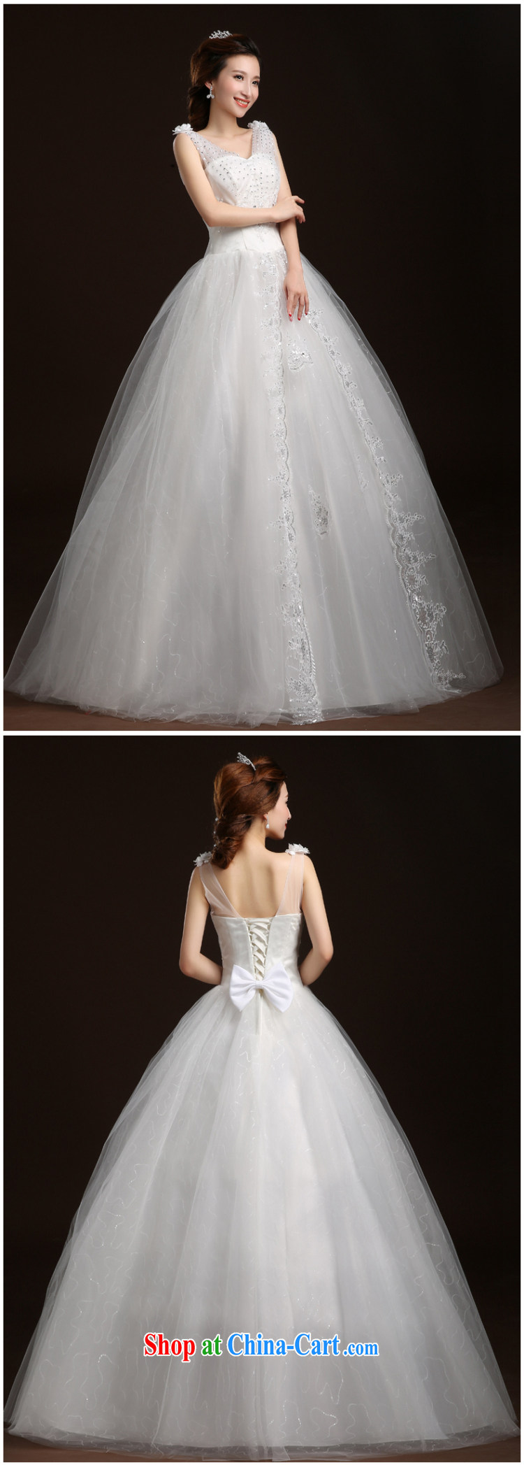 Qi wei wedding dresses 2015 summer new dual-shoulder wedding with wedding canopy skirts larger wedding band white XL pictures, price, brand platters! Elections are good character, the national distribution, so why buy now enjoy more preferential! Health