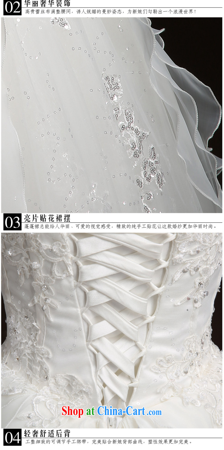 Qi wei wedding dresses summer new 2015 Korean version field shoulder wedding with wedding band Wedding Video thin marriages wedding dresses white XL pictures, price, brand platters! Elections are good character, the national distribution, so why buy now enjoy more preferential! Health