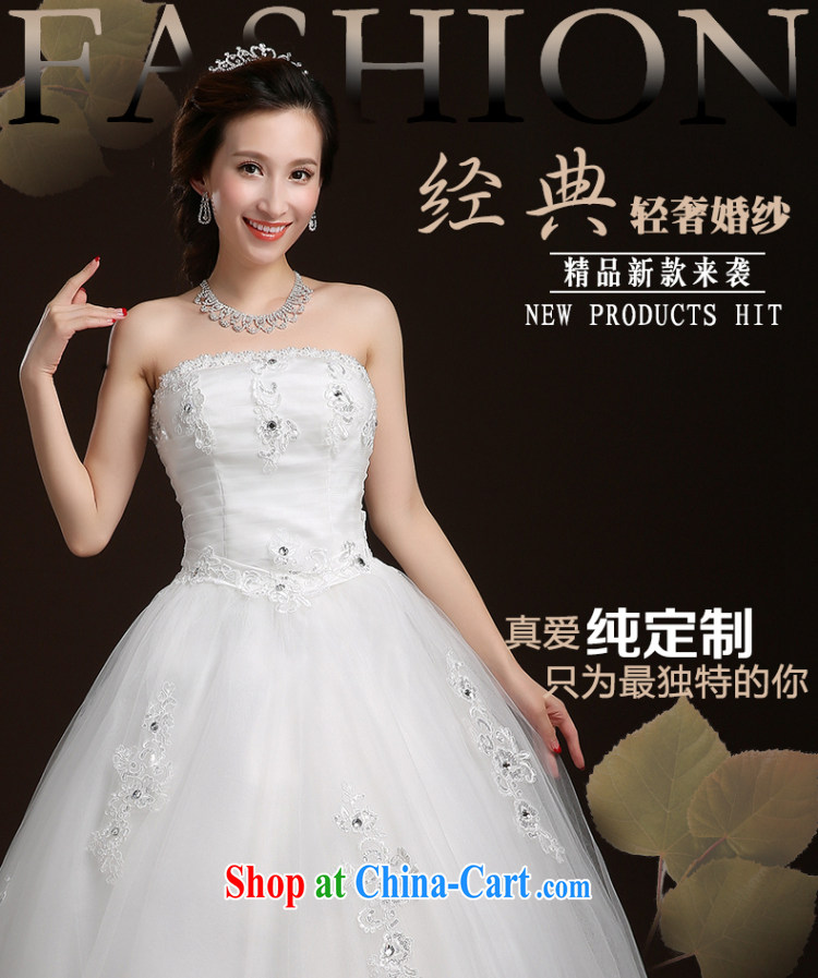Qi wei summer 2015 new marriage wedding Korean flowers sexy bare chest shaggy dress straps, with wedding dresses white XL pictures, price, brand platters! Elections are good character, the national distribution, so why buy now enjoy more preferential! Health