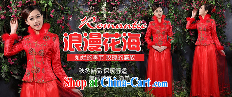 2014 new bridal wedding dresses wedding dresses Chinese qipao package winter clothes wedding antique dresses 5093 customers to size the do not return pictures, price, brand platters! Elections are good character, the national distribution, so why buy now enjoy more preferential! Health