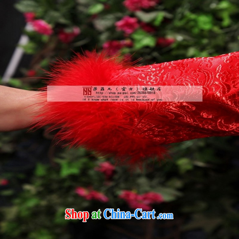 2014 new bridal wedding dresses wedding dresses Chinese qipao package winter clothes wedding antique dresses 5093 customers to size will not be refunded, love so Pang, shopping on the Internet