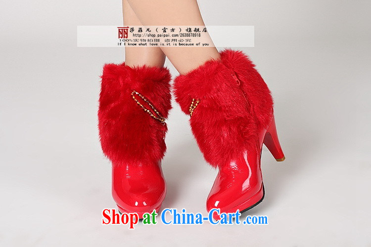 Bridal red bridal wedding high heel and shoes autumn and winter bridal wedding dresses boots bridal shoes 39 pictures, price, brand platters! Elections are good character, the national distribution, so why buy now enjoy more preferential! Health