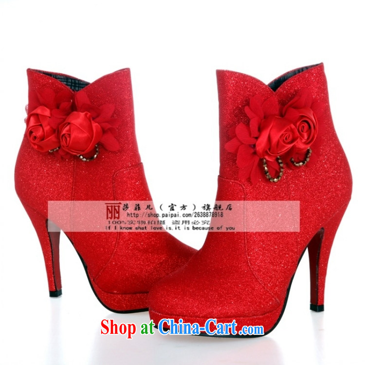 Winter 2014 New Round Head short barrel wedding boots banquet Red Boots bridal wedding shoes wedding dresses shoes red 39 pictures, price, brand platters! Elections are good character, the national distribution, so why buy now enjoy more preferential! Health