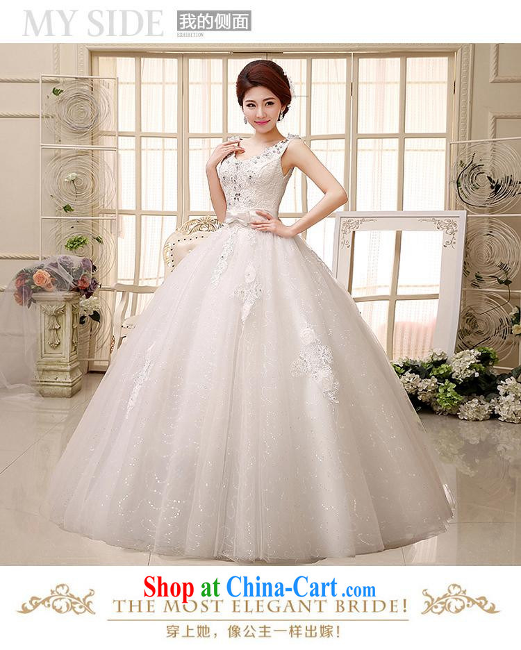Rain was Yi marriages 2015 new Korean-style shoulders elegant parquet drill lace straps with white graphics thin wedding HS 971 white tailored pictures, price, brand platters! Elections are good character, the national distribution, so why buy now enjoy more preferential! Health