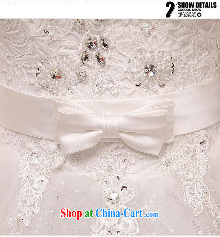Rain was Yi marriages 2015 new Korean-style shoulders elegant parquet drill lace straps with white graphics thin wedding HS 971 white tailored pictures, price, brand platters! Elections are good character, the national distribution, so why buy now enjoy more preferential! Health