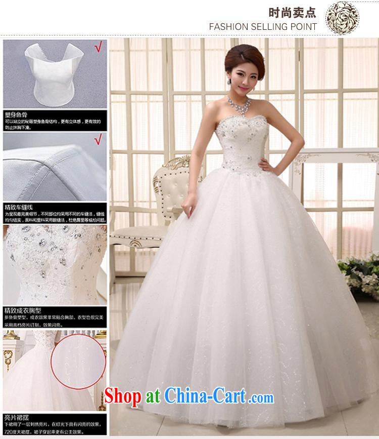 Rain is still Yi marriages 2015 new Wedding Fashion Princess wood drill lace tie-off chest white with yarn HS 973 white tailored pictures, price, brand platters! Elections are good character, the national distribution, so why buy now enjoy more preferential! Health