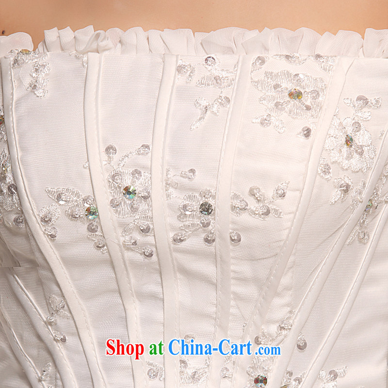 Rain is still clothing wedding dresses 2015 new marriages luxury Princess a Field shoulder lace tied with the tail HS 948 white tailored, rain is clothing, and shopping on the Internet