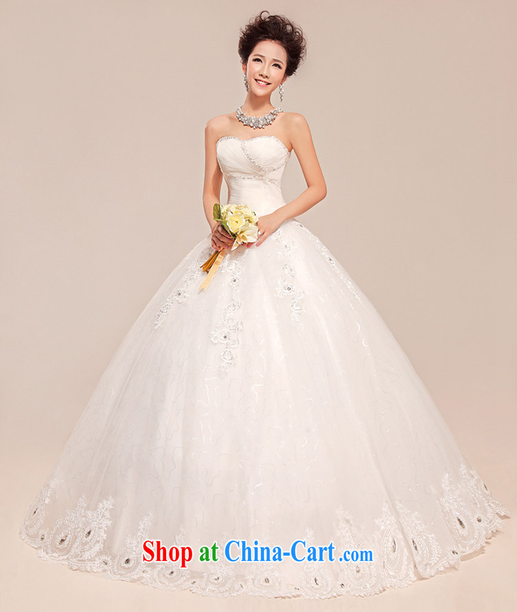 Rain is still Yi 2015 new luxurious and elegant parquet drilling quality Princess Mary Magdalene chest strap wedding dresses bridal white HS 949 white tailored pictures, price, brand platters! Elections are good character, the national distribution, so why buy now enjoy more preferential! Health