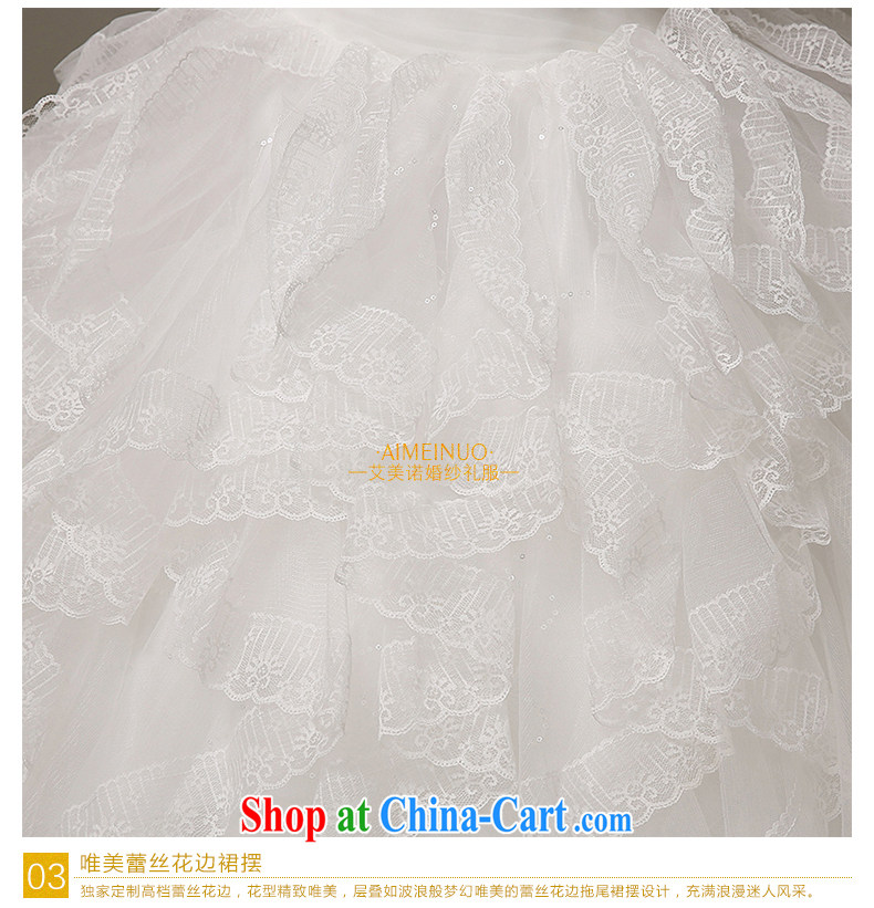 The United States, wedding dresses 2015 new Korean lace take off chest ribbon parquet drill flowers marriages binding beauty with a small tail H - 59 white XL pictures, price, brand platters! Elections are good character, the national distribution, so why buy now enjoy more preferential! Health